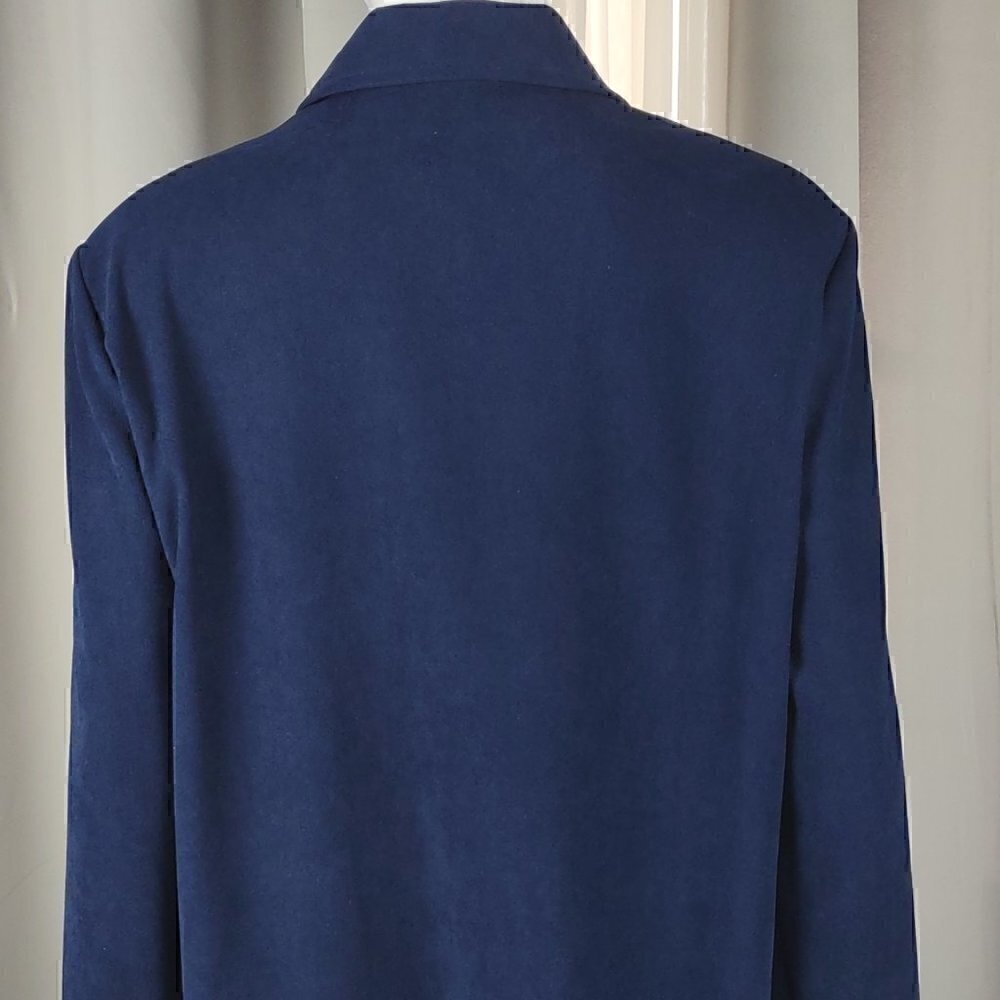 Briggs New York Women's Blue/Navy 4 Button Jacket Size 12 (NWT) - Picture 4 of 12